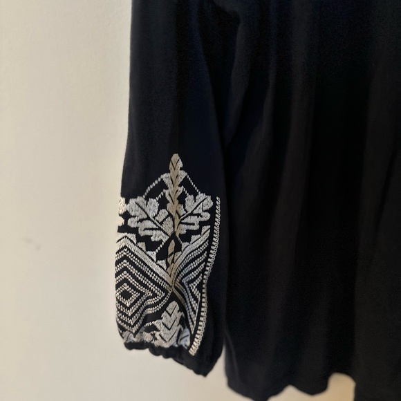 J crew embodied 3/4 sleeve top - Picture 4 of 5